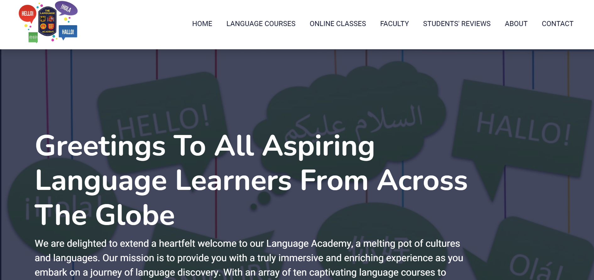 Language Academy — Educational Platform